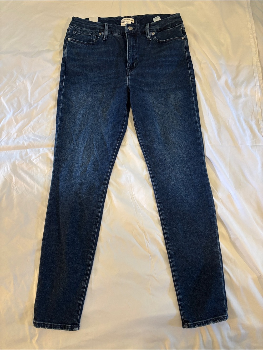 Good American Indigo High-Rise Skinny Jeans